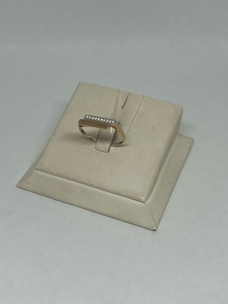 КОЛЬЦО С КАМНЯМИ (Au 585)