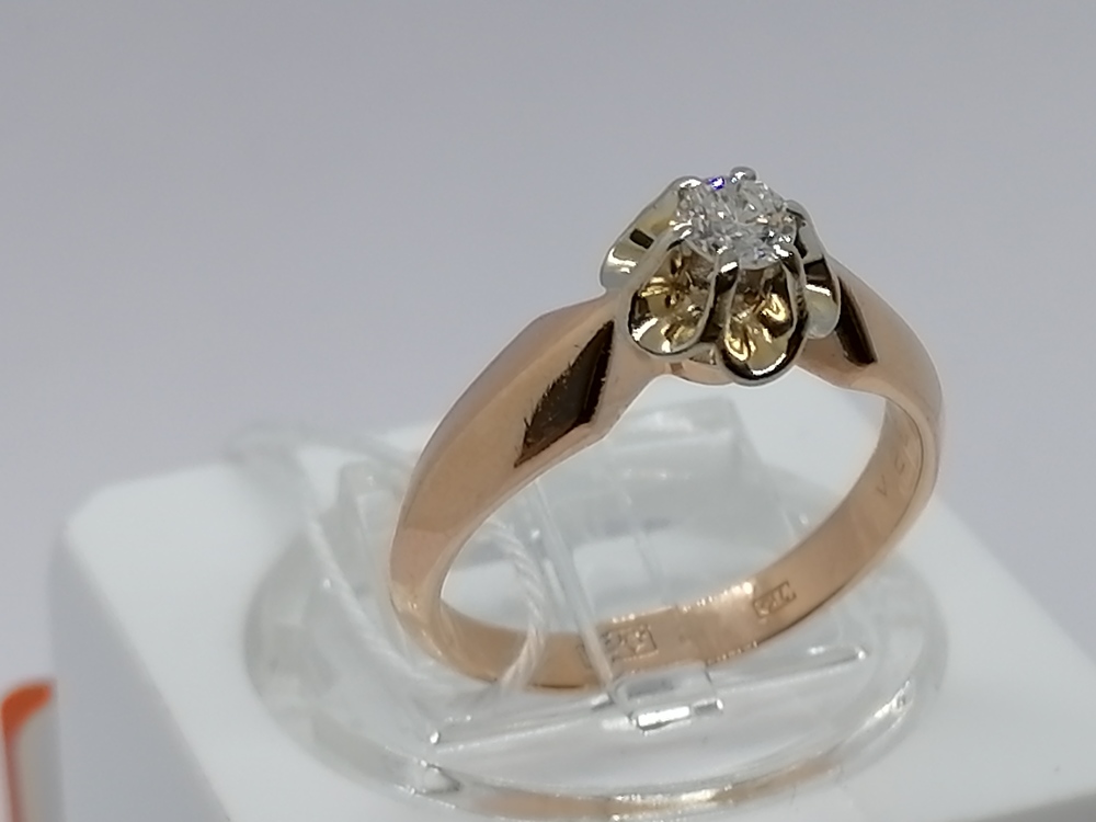 КОЛЬЦО БРИЛЛИАНТ Au 583