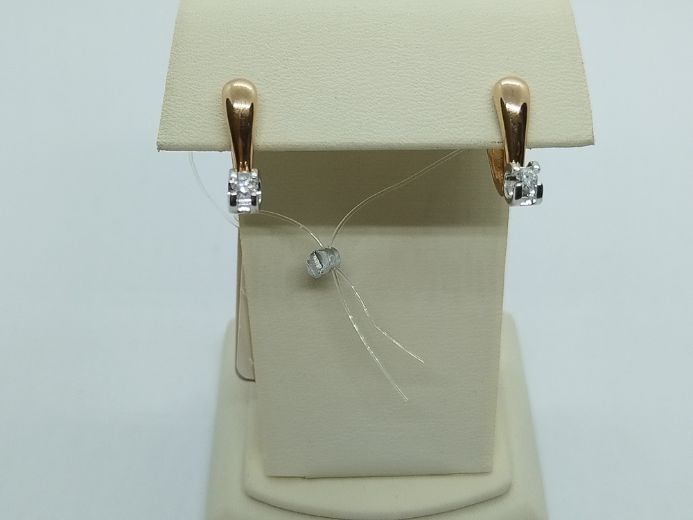 СЕРЬГИ БРИЛЛИАНТ (Au 585)