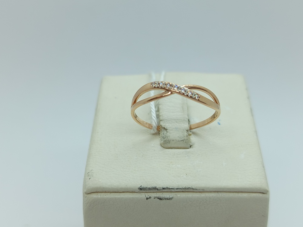 КОЛКМИ585 КОЛЬЦО С КАМНЯМИ (Au 585)