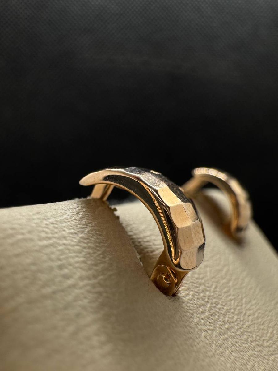 СБКМ585 СЕРЬГИ БЕЗ КАМНЯ (Au 585)