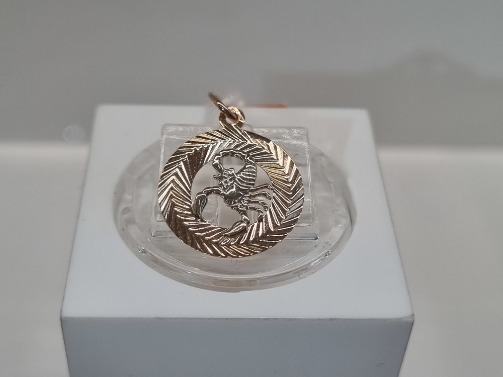 ПОДВЕСКА ЗНАК ЗОДИАКА СКОРПИОН Au 585