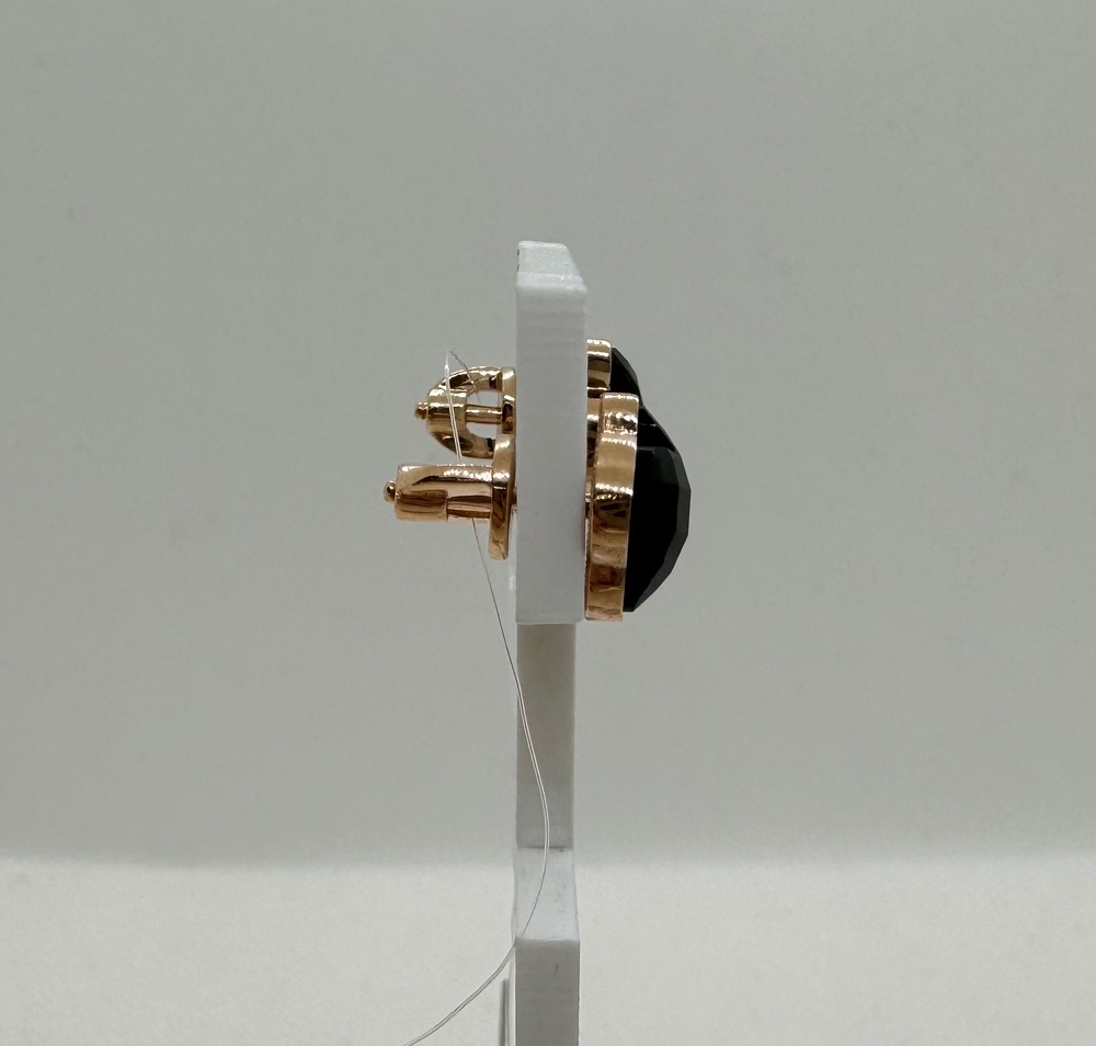 СЕРЬГИ ПУСЕТЫ с камнем (Au 585)