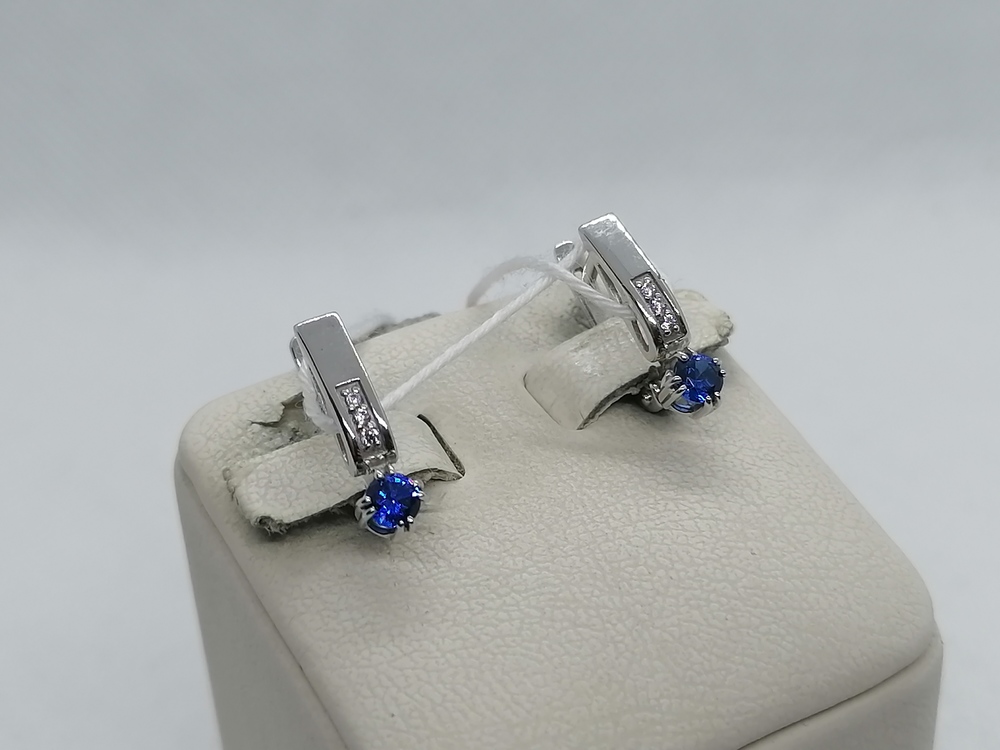 СЕРЬГИ С КАМНЯМИ (Au 585)