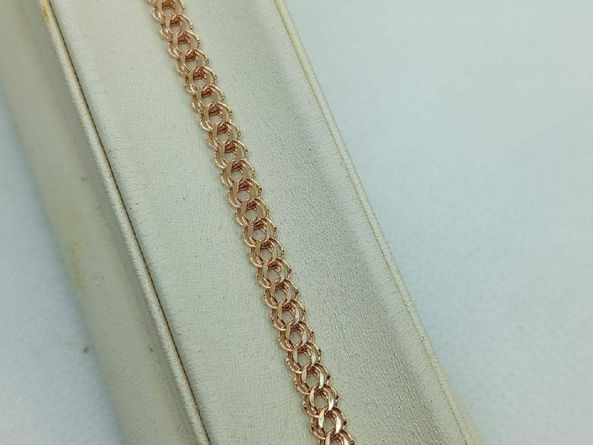 БРАСЛЕТ ПУСТОТЕЛЫЙ Итальянка (Au 585)