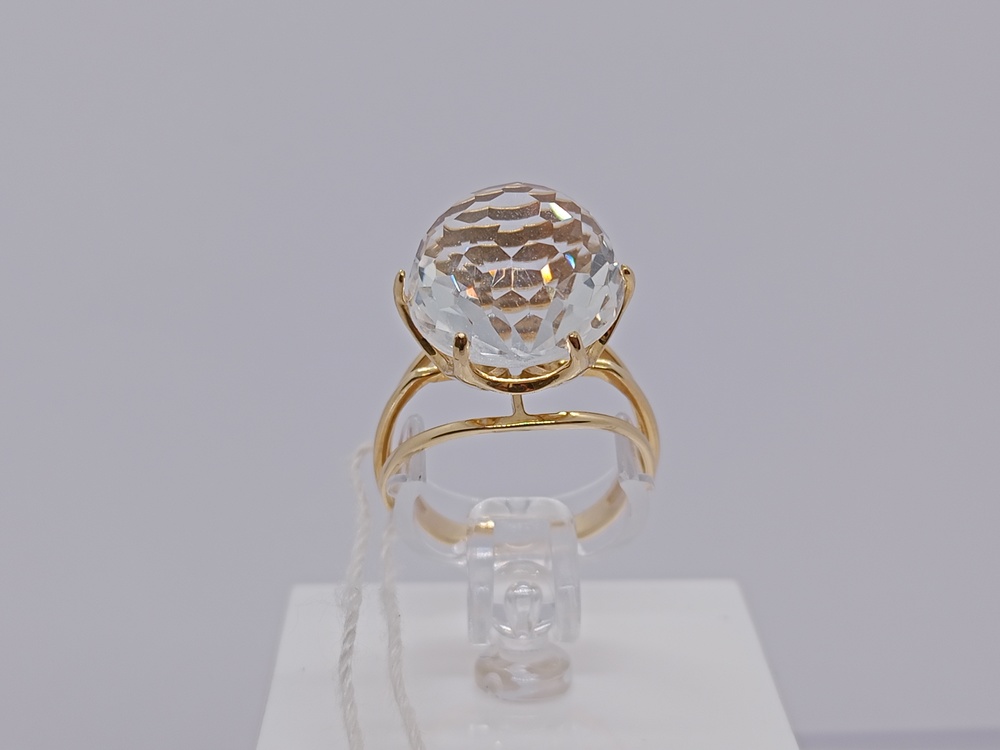 КОЛКМ585 КОЛЬЦО С КАМНЕМ (Au 585)