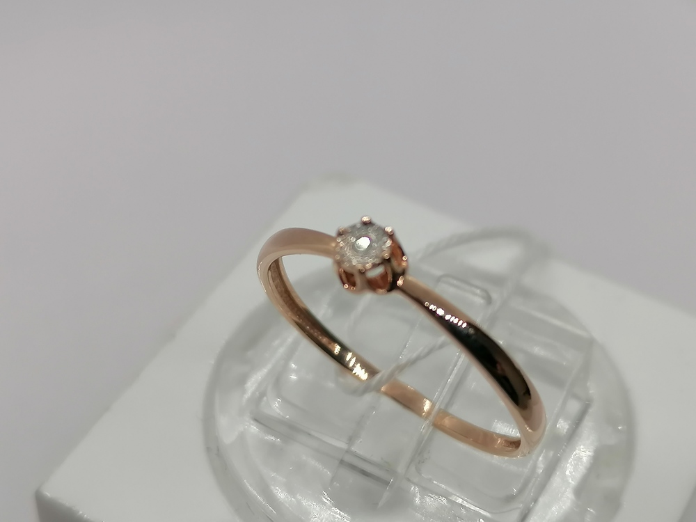 КОЛЬЦО БРИЛЛИАНТ Au 585