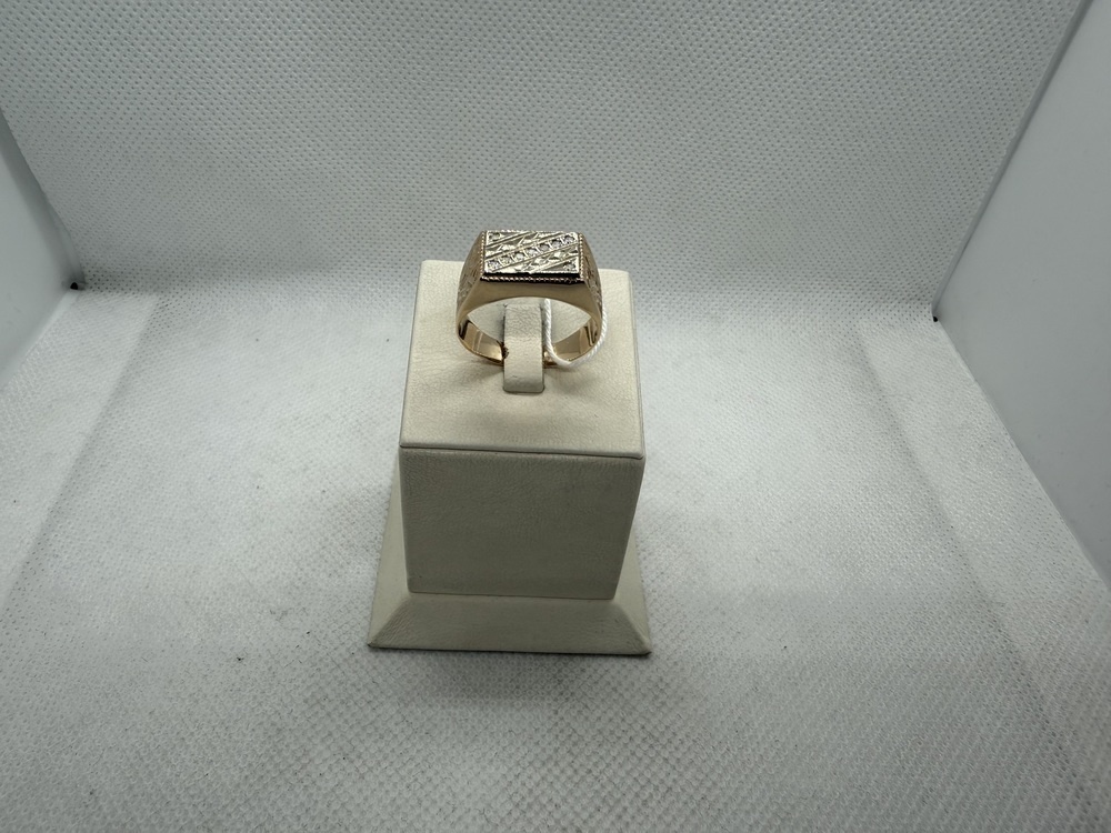 ПЕЧКМИ585 ПЕЧАТКА С КАМНЯМИ (Au 585)