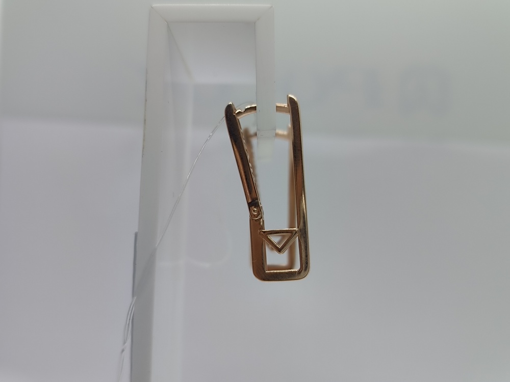 СЕРЬГИ БЕЗ КАМНЯ (Au 585)