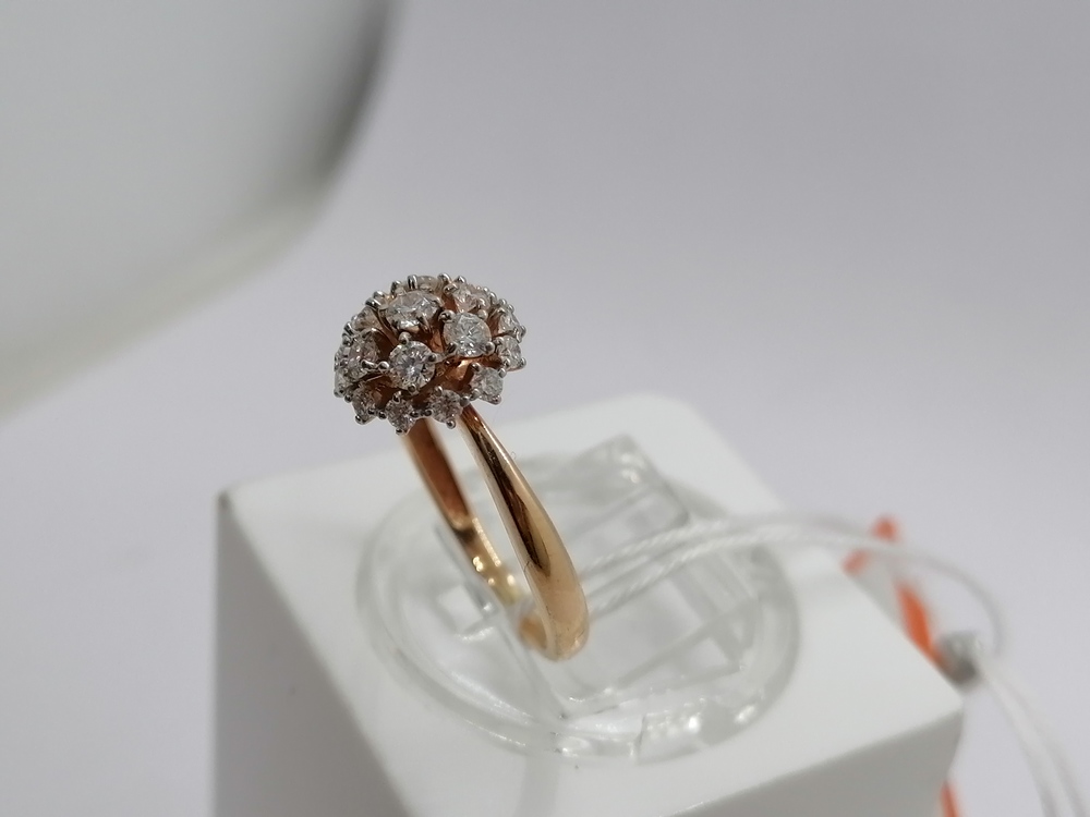 КОЛЬЦО БРИЛЛИАНТ Au 585