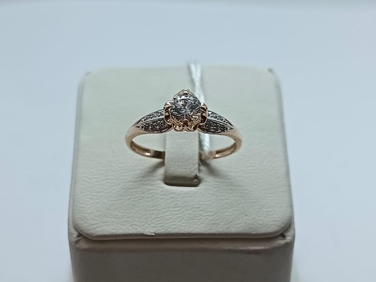 КОЛКМИ585 КОЛЬЦО С КАМНЯМИ (Au 585)