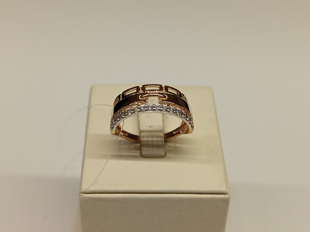 01-118235 КОЛЬЦО С КАМНЯМИ (Au 585)