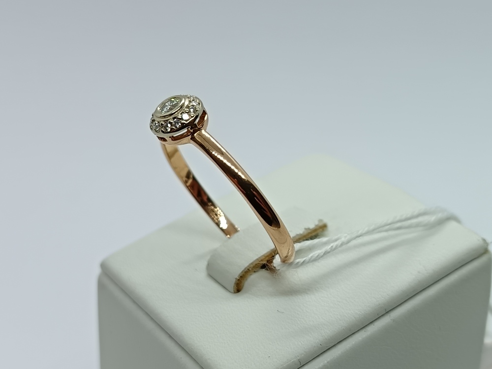 КОЛЬЦО БРИЛЛИАНТ Au 585