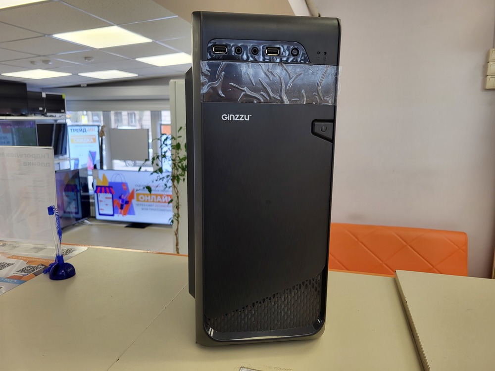Системный блок Ginzzu .; Ryzen 5 PRO 4650G, HD Graphics, 16 Гб, 256 Гб, Нет