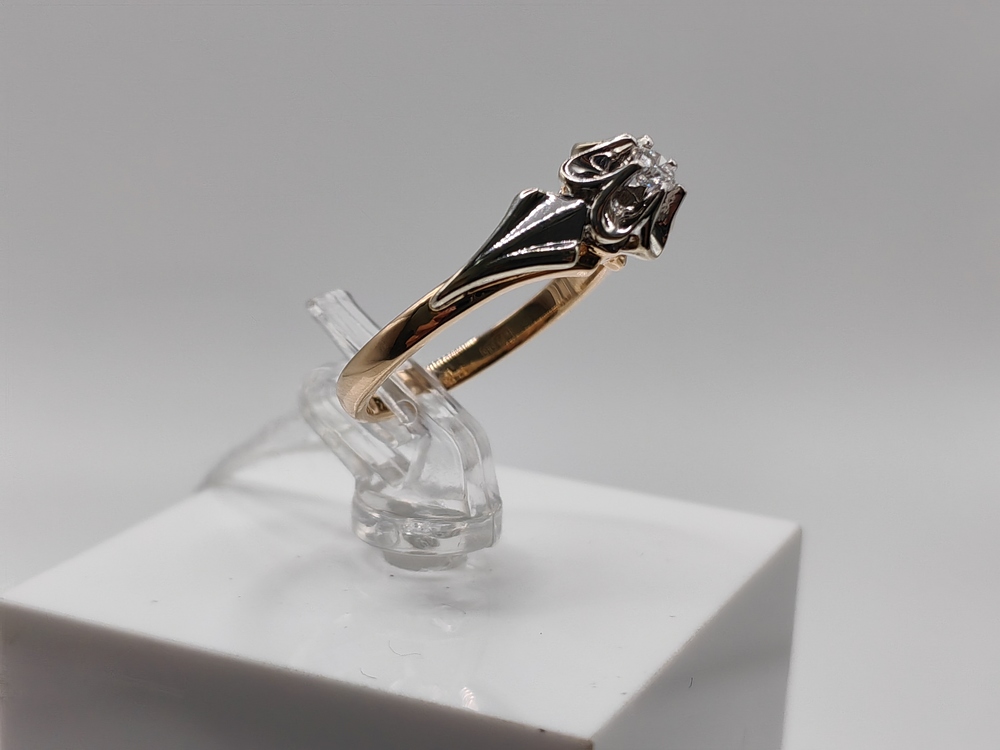 КОЛЬЦО БРИЛЛИАНТ Au 585