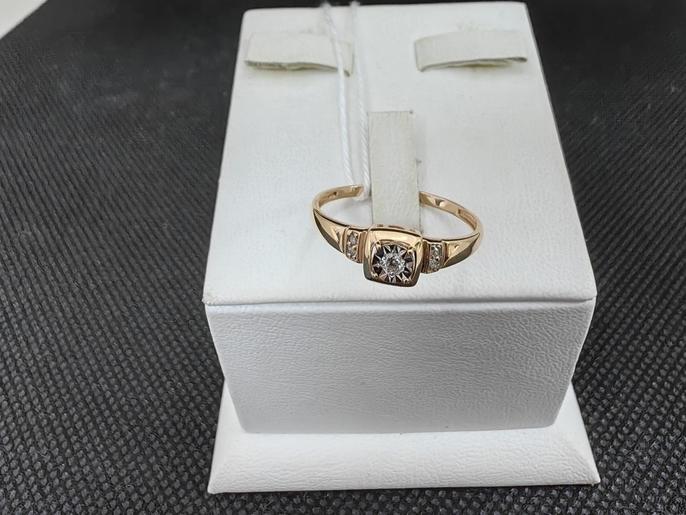 КОЛЬЦО БРИЛЛИАНТ Au 585