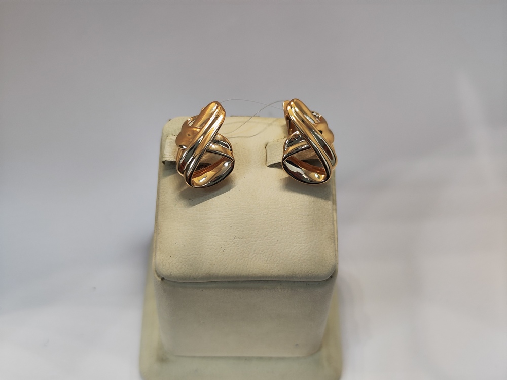 СЕРЬГИ БЕЗ КАМНЯ (Au 585)