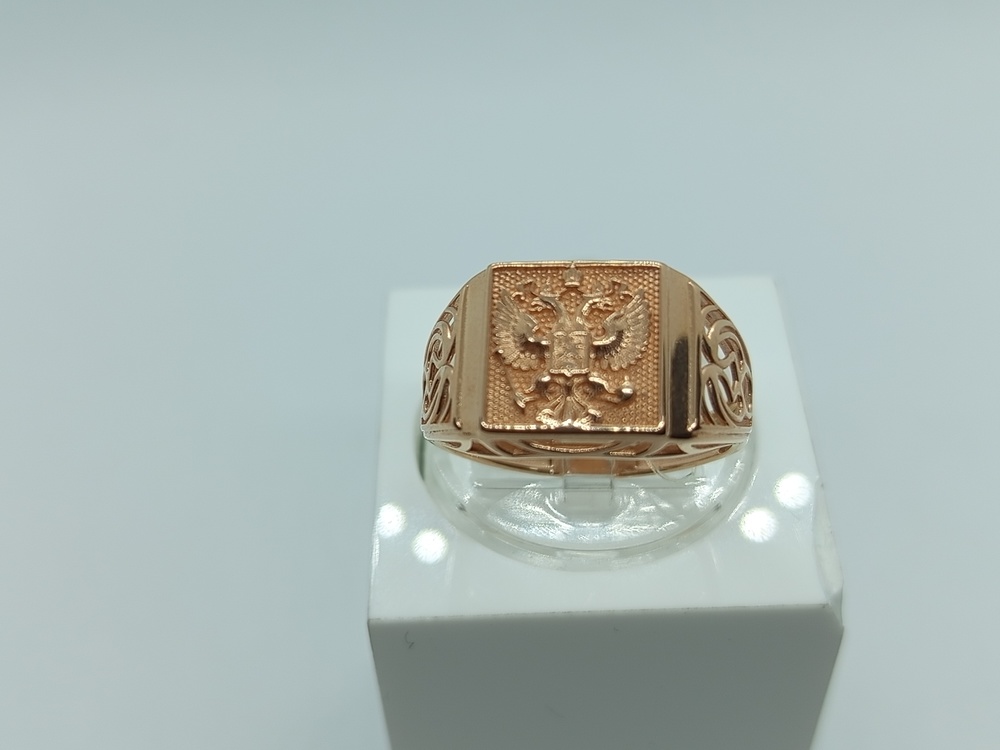 КОЛЬЦО ПЕЧАТКА без камня (Au 585)