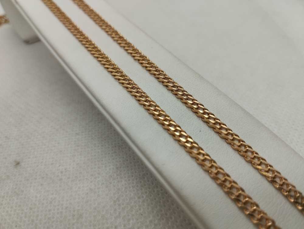 ЦЛР2585 ЦЕПЬ ПОЛНОВЕСНАЯ Ромб двойной (Au 585)