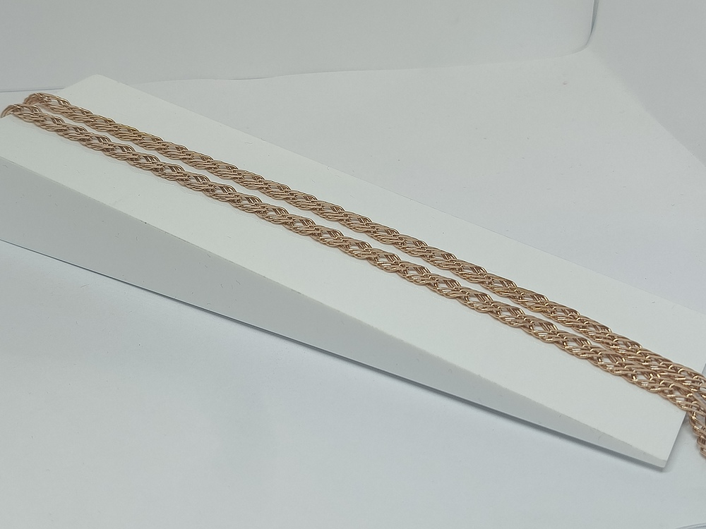 ЦЛР3585 ЦЕПЬ ПОЛНОВЕСНАЯ Ромб тройной (Au 585)