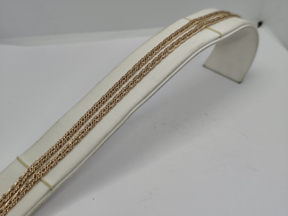 ЦПР3585 ЦЕПЬ ПУСТОТЕЛАЯ Ромб тройной (Au 585)