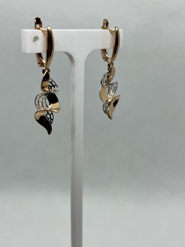 СЕРЬГИ БЕЗ КАМНЯ (Au 585)