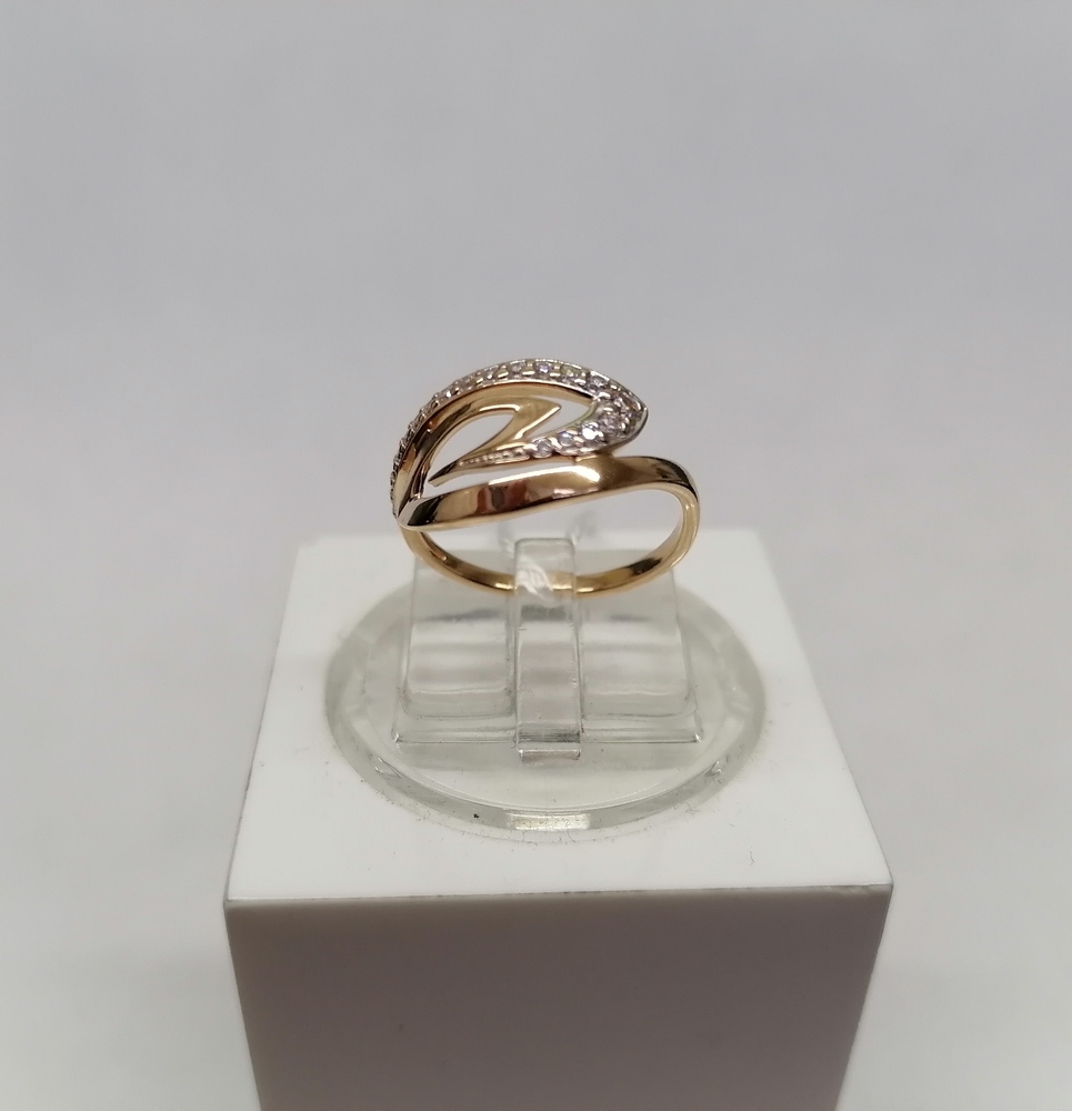 КОЛКМИ585 КОЛЬЦО С КАМНЯМИ (Au 585)