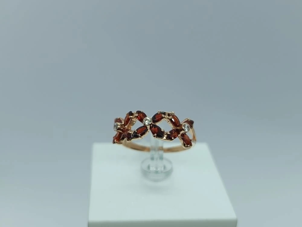 КОЛКМИ585 КОЛЬЦО С КАМНЯМИ (Au 585)