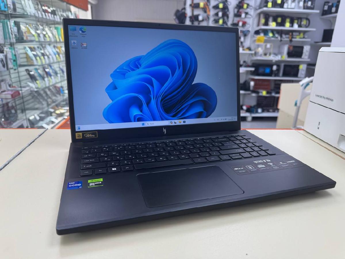 Ноутбук Acer acer nitro v15; Core I7-13620H, GeForce RTX 4050, 16 Гб, 500 Гб, Нет