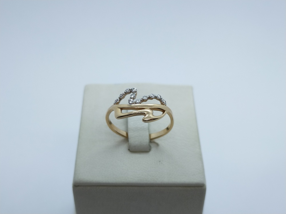 КОЛЬЦО С КАМНЯМИ (Au 585)