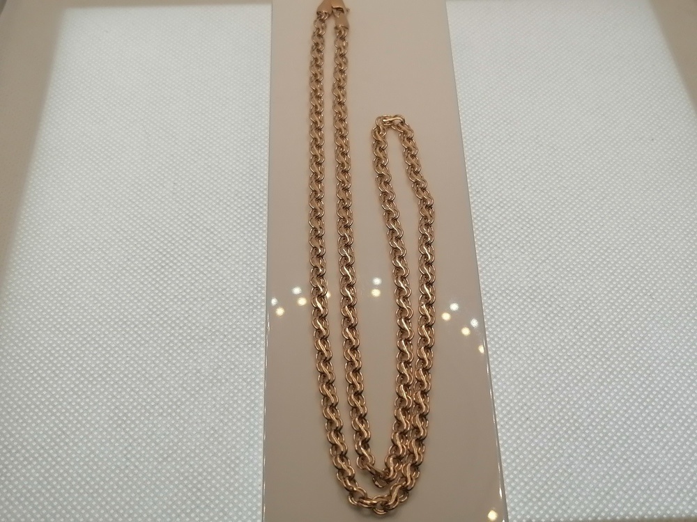 ЦЕПЬ ПОЛНОВЕСНАЯ Ручеек (Au 585)