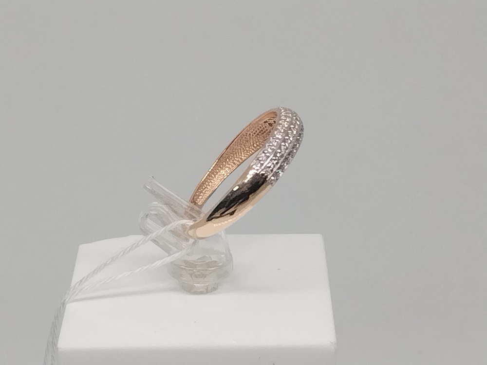 КОЛЬЦО С КАМНЯМИ (Au 585)