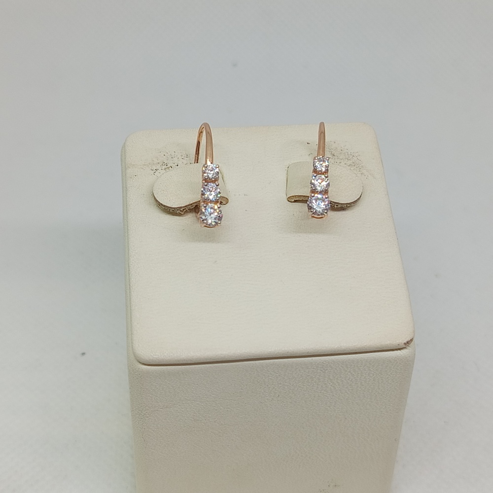 СЕРЬГИ С КАМНЯМИ (Au 585)