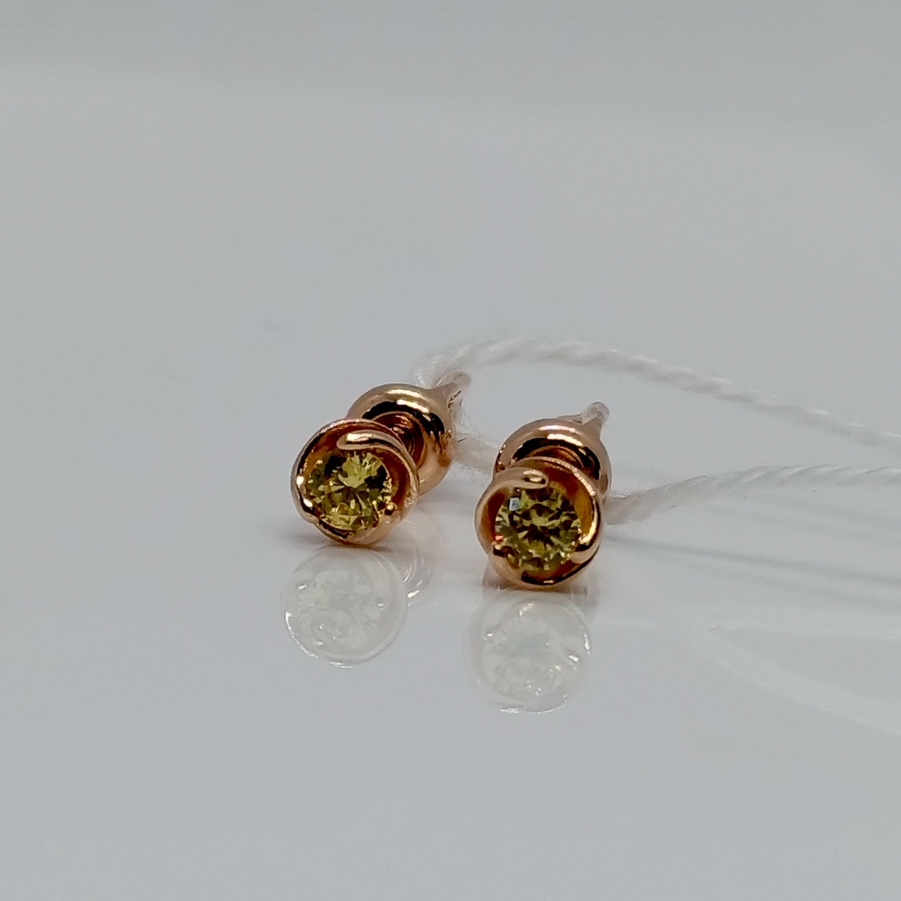 СЕРЬГИ ПУСЕТЫ (Au 585)