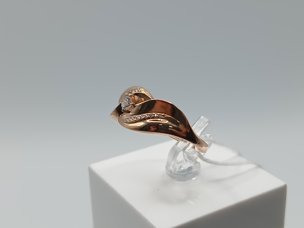 КОЛКМИ585 КОЛЬЦО С КАМНЯМИ (Au 585)