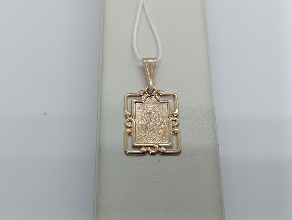 ПОДИБК585 ПОДВЕСКА ИКОНА БЕЗ КАМНЯ (Au 585)