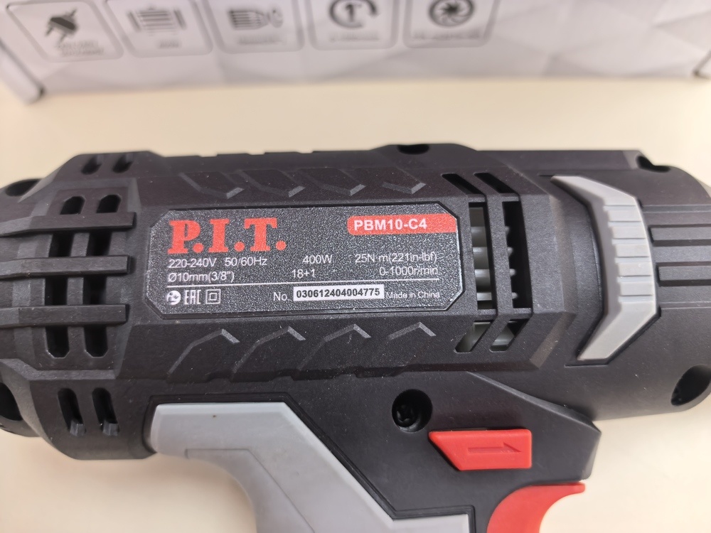ДРЕЛЬ-ШУРУПОВЕРТ P.I.T. PBM10-C4