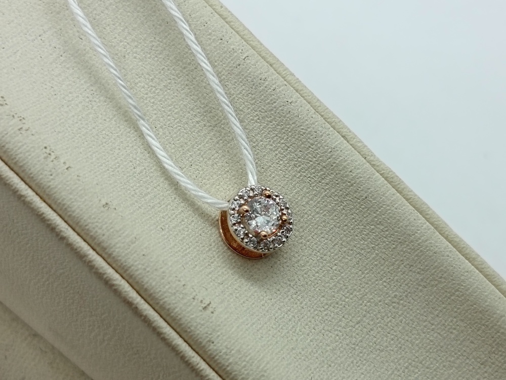 ПОДКМИ585 ПОДВЕСКА С КАМНЯМИ (Au 585)