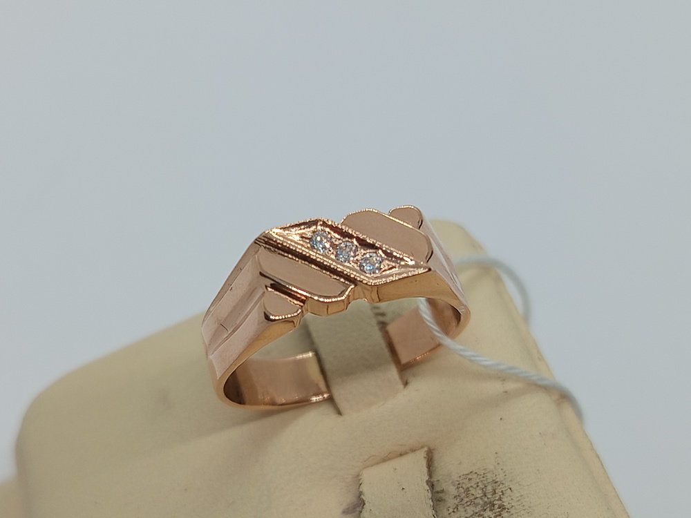 ПЕЧКМИ585 ПЕЧАТКА С КАМНЯМИ (Au 585)