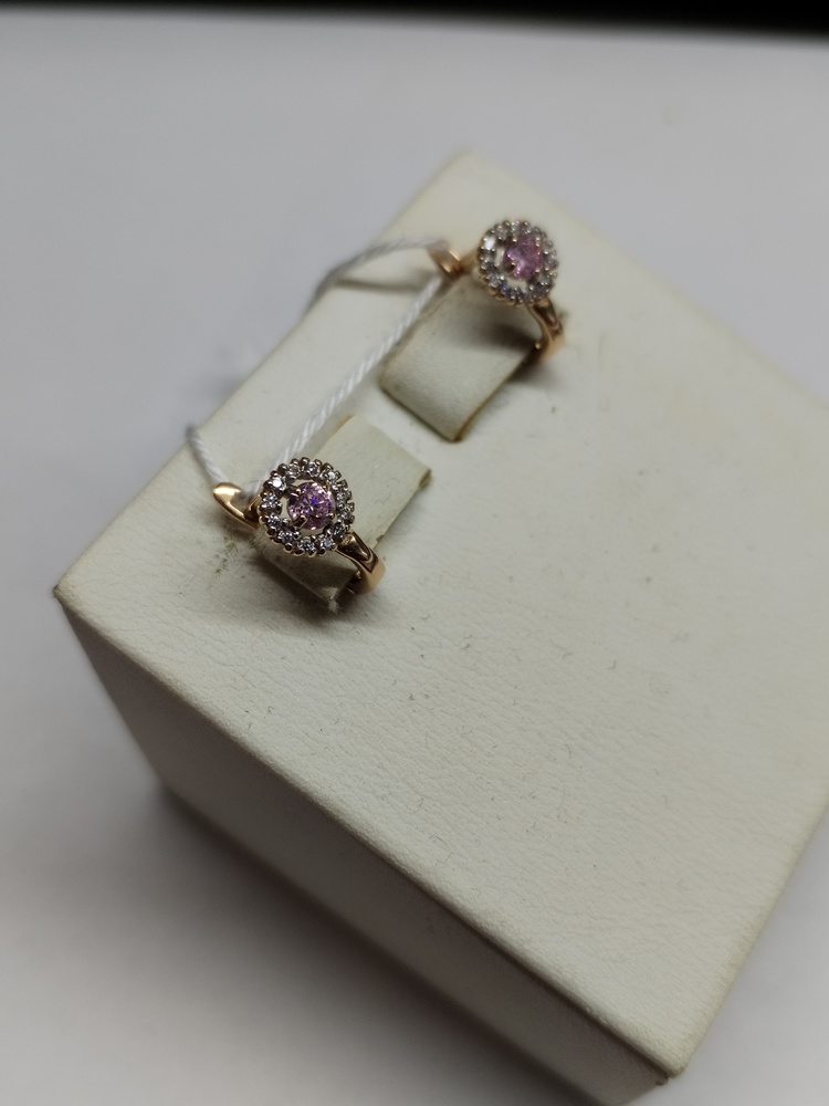 СЕРЬГИ С КАМНЯМИ (Au 585)