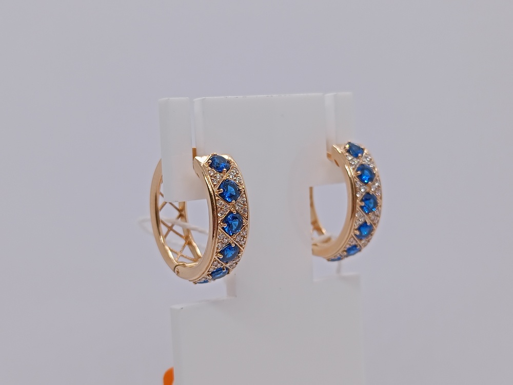 СЕРЬГИ С КАМНЯМИ (Au 585)