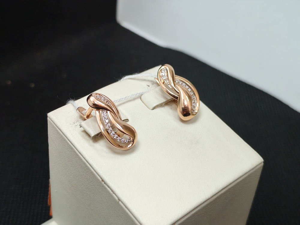 СЕРЬГИ С КАМНЯМИ (Au 585)