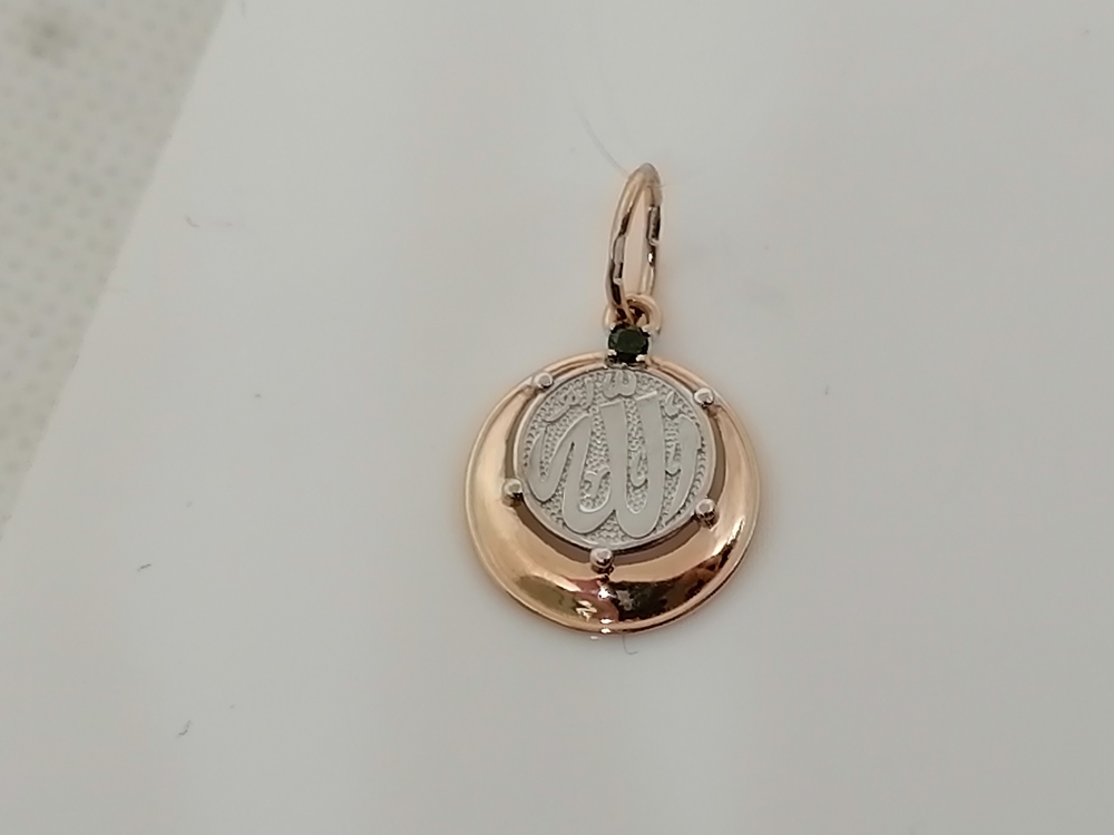 ПОДВЕСКА КОРАН с камнем (Au 585)