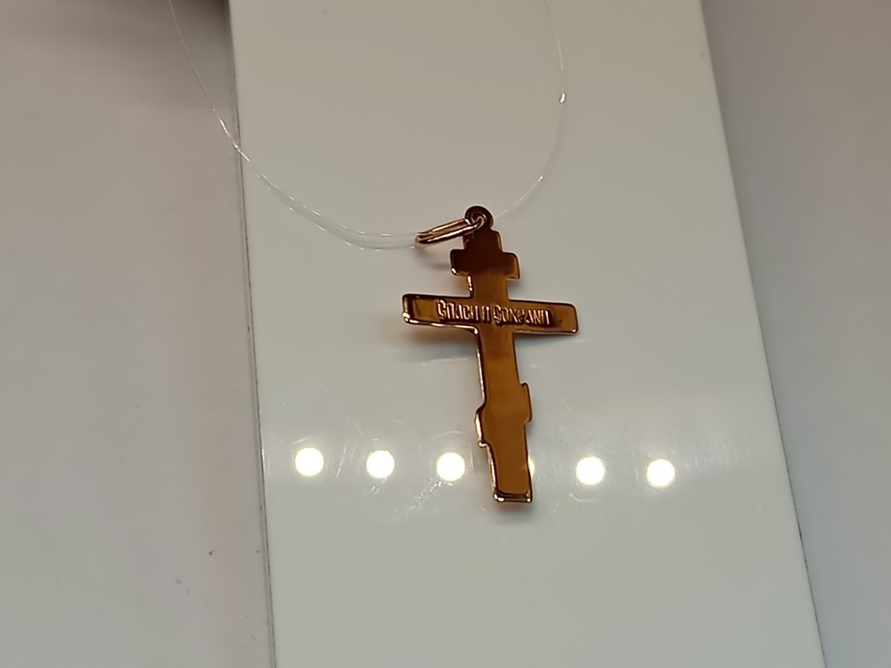 ПОДВЕСКА КРЕСТ (Au 585)