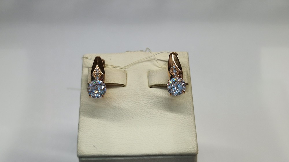 СЕРЬГИ С КАМНЯМИ (Au 585)