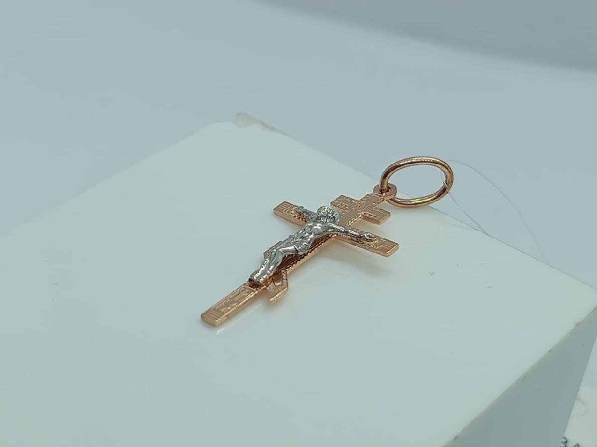 ПОДВЕСКА КРЕСТ (Au 585)