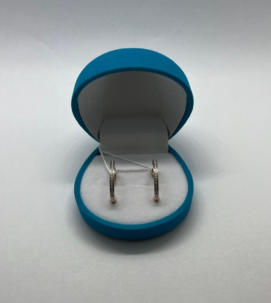 СКМИ585 СЕРЬГИ С КАМНЯМИ (Au 585)