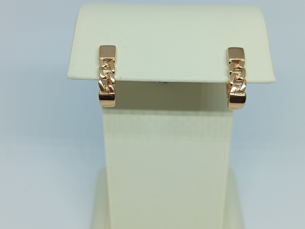 СЕРЬГИ БЕЗ КАМНЯ (Au 585)