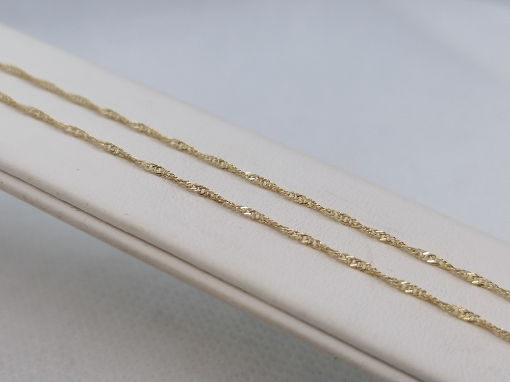 ЦЛСИ585 ЦЕПЬ ПОЛНОВЕСНАЯ Сингапур (Au 585)