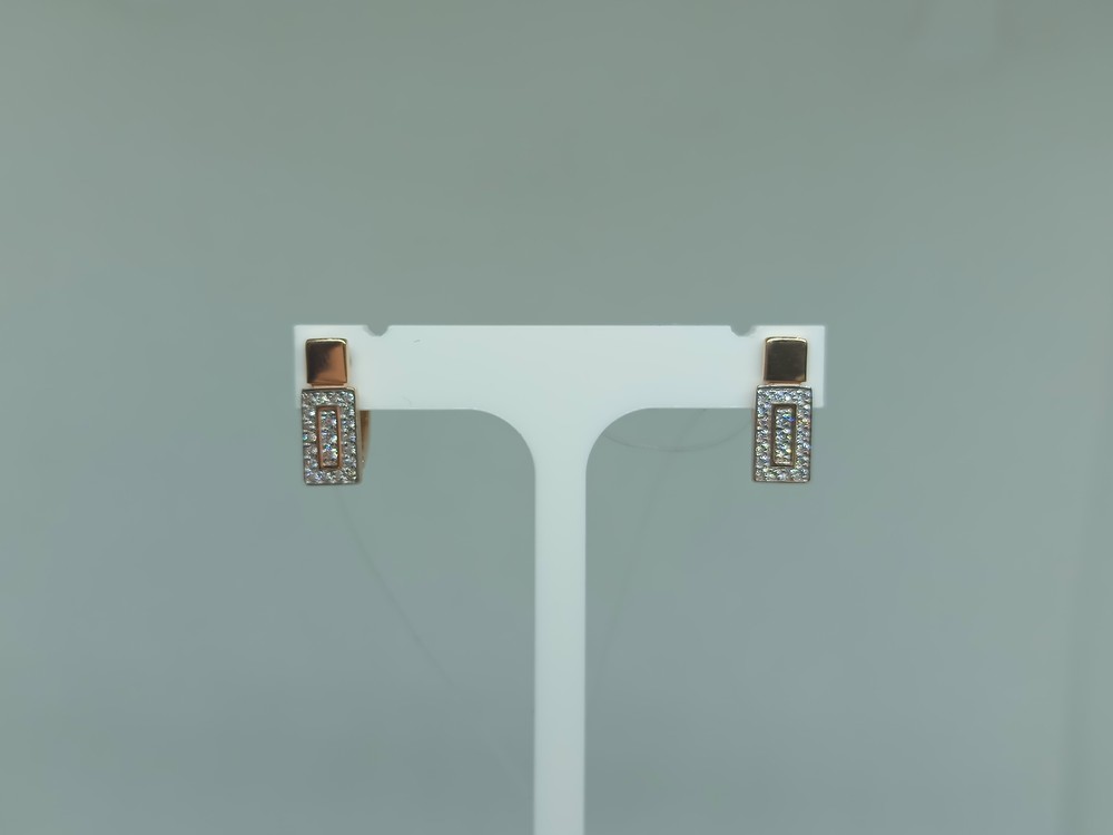 СЕРЬГИ С КАМНЯМИ (Au 585)